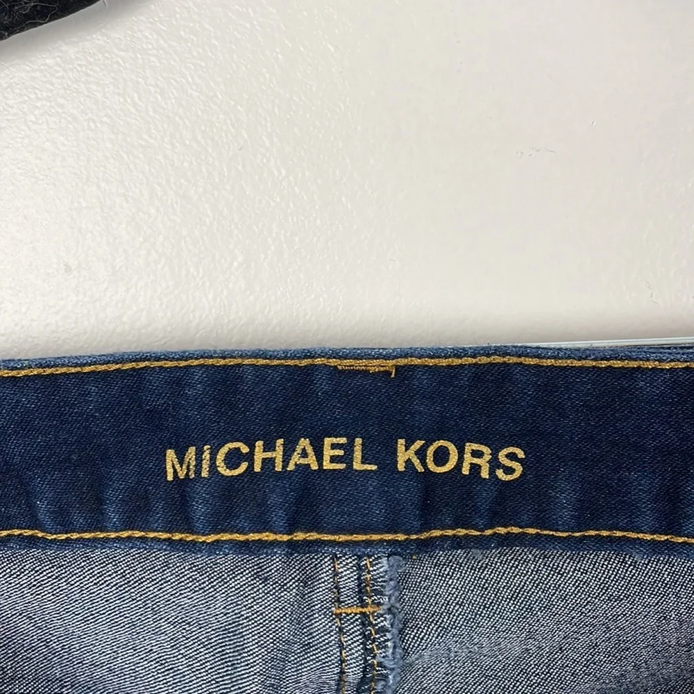 Michael Kors skinny ankle 4 pocket women's blue jeans Size 8